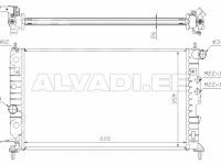 Opel Vectra (B) 1995-2003 РАДИАТОР ОХЛАЖДЕНИЯ РАДИАТОР ОХЛАЖДЕНИЯ для OPEL VECTRA B (SDN+HB+E...