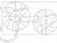 Seat Ibiza 1993-2002 ВЕНТИЛЯТОР РАДИАТОРА ВЕНТИЛЯТОР РАДИАТОРА для SEAT IBIZA(6K) Качеств...