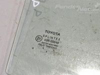 Toyota Avensis (T25) 2003-2008 Стекло задней двери, правый (седан и лифтбэк) Запчасть код: 68103-05100