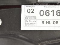 Volkswagen Passat 2005-2010 Механизм стеклоподъемника, левый задний (man.)(универс.) Запчасть код: 3C4839755J