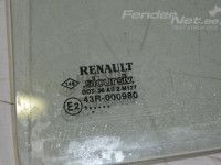 Renault Megane Scenic 1996-2003 Стекло треугольник задней двери, левый