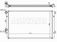 Audi A3 (8P) 2003-2012 РАДИАТОР ОХЛАЖДЕНИЯ РАДИАТОР ОХЛАЖДЕНИЯ для AUDI A3 (8P) Толщина: 2...