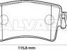 Nissan Interstar 2002-2010 ТОРМОЗНЫЕ КОЛОДКИ ТОРМОЗНЫЕ КОЛОДКИ для NISSAN INTERSTAR (X70) Ме...