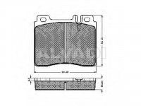 Mercedes-Benz SEC / S Coupe / CL (C140) 1992-1998 ТОРМОЗНЫЕ КОЛОДКИ ТОРМОЗНЫЕ КОЛОДКИ для Mercedes-Benz CL-Class (C...