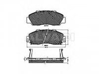 Rover 600 1993-1999 ТОРМОЗНЫЕ КОЛОДКИ ТОРМОЗНЫЕ КОЛОДКИ для ROVER 600 (RH) Место уста...
