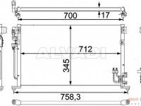 Mitsubishi Lancer 2003-2008 радиатор кондиционера РАДИАТОР КОНДИЦИОНЕРА для MITSUBISHI LANCER (CS...