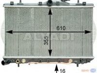 Hyundai Accent 1994-2000 РАДИАТОР ОХЛАЖДЕНИЯ РАДИАТОР ОХЛАЖДЕНИЯ для HYUNDAI ACCENT (X-3) SD...