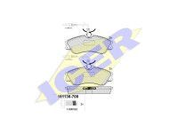 Peugeot 306 1993-2001 ТОРМОЗНЫЕ КОЛОДКИ ТОРМОЗНЫЕ КОЛОДКИ для PEUGEOT 306 (7_), (HB + S...