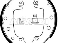 Citroen Visa 1978-1988 БАРАБАННЫЕ КОЛОДКИ БАРАБАННЫЕ КОЛОДКИ для CITROEN C15 (VD)/ VISA М...