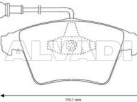 Volkswagen Touareg 2002-2010 ТОРМОЗНЫЕ КОЛОДКИ ТОРМОЗНЫЕ КОЛОДКИ для VW TOUAREG (7L), 2023-01-...