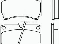 Mazda 121 1990-1996 ТОРМОЗНЫЕ КОЛОДКИ ТОРМОЗНЫЕ КОЛОДКИ для MAZDA 121 (DB) Место уста...
