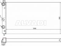 Volkswagen Caddy (9KV) 1995-2004 РАДИАТОР ОХЛАЖДЕНИЯ РАДИАТОР ОХЛАЖДЕНИЯ для VW CADDY II (9U/9KV) Мо...