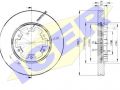 Ford Maverick 1993-1998 ТОРМОЗНОЙ ДИСК ТОРМОЗНОЙ ДИСК для FORD MAVERICK (UDS/UNS) Тип ...