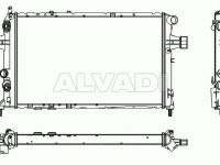 Opel Astra (G) 1998-2005 РАДИАТОР ОХЛАЖДЕНИЯ РАДИАТОР ОХЛАЖДЕНИЯ для OPEL ASTRA G Толщина: 3...