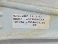 Toyota Corolla Механизм стеклоподъемника, левый задний Запчасть код: 69840-02110
Тип кузова: Universaa...