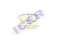 Lexus RX 2009-2015 ТОРМОЗНЫЕ КОЛОДКИ ТОРМОЗНЫЕ КОЛОДКИ для LEXUS RX (GYL_) Axle Vers...