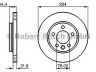 Volkswagen Transporter (T5, Caravelle, Multivan) 2003-2015 ТОРМОЗНОЙ ДИСК ТОРМОЗНОЙ ДИСК для VW TRANSPORTER (T5)/MULTIVAN...